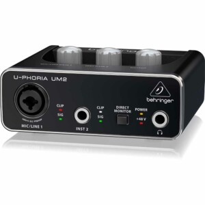 Interface de Audio USB U-Phoria 2 entradas